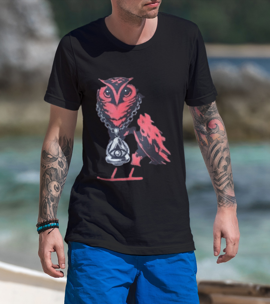 Yeat Store Love Lyfe Ovo Tour Owl With Eye Pendant T-Shirt