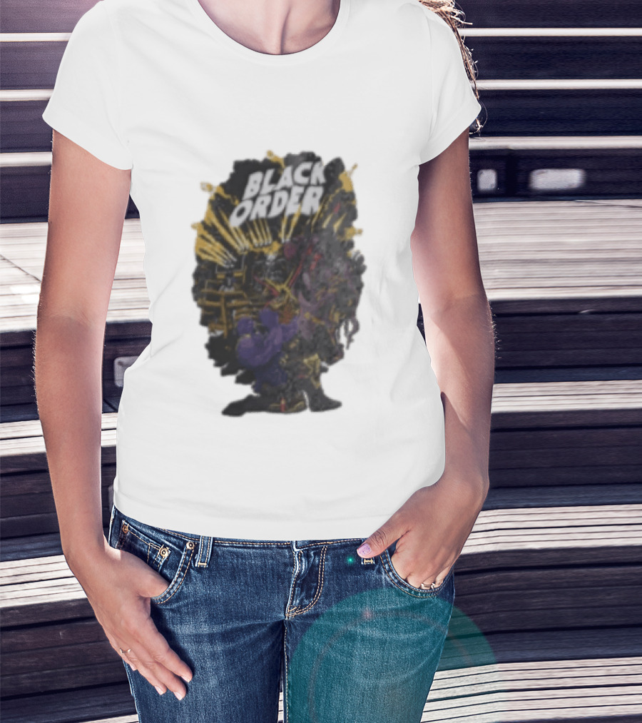 Black Order Thanos And The Children Of Thanos Rock Band Graphic Novel T-Shirt