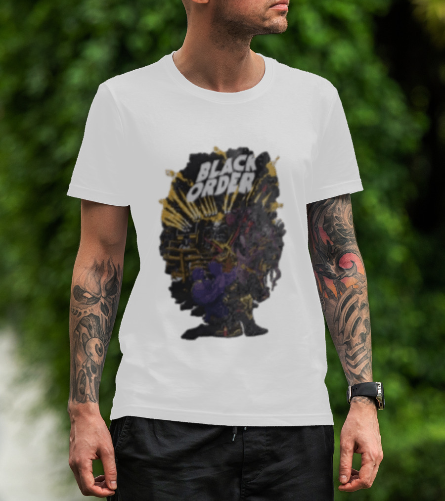 Black Order Thanos And The Children Of Thanos Rock Band Graphic Novel T-Shirt