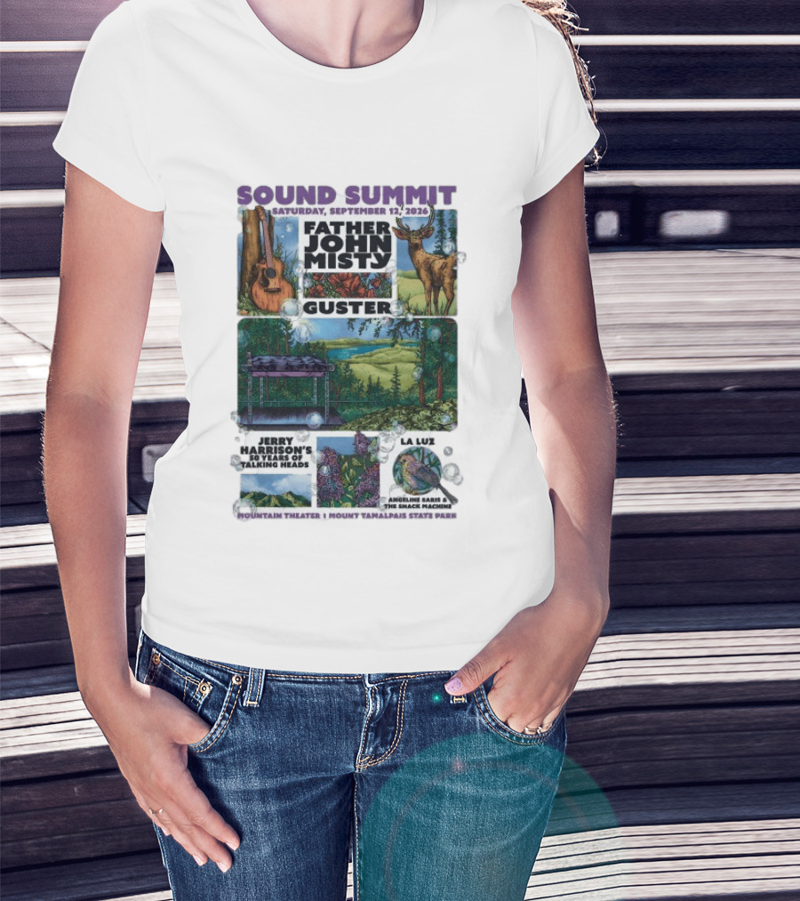 Sound Summit 2026 Father John Misty Guster Marin County MD September 12 Mountain Theater T-Shirt