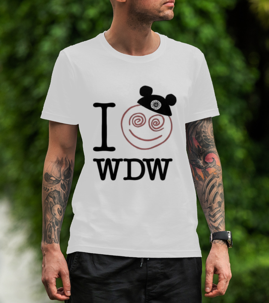 I Love WDW Smiley Face With Mouse Ears Lostbrostradingco T-Shirt