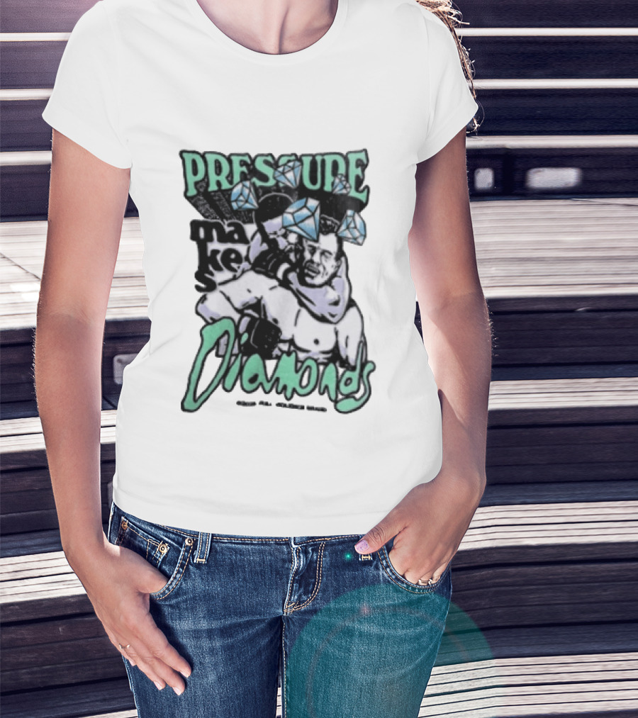 Pressure Makes Diamonds MMA Fighter Combat Sport T-Shirt