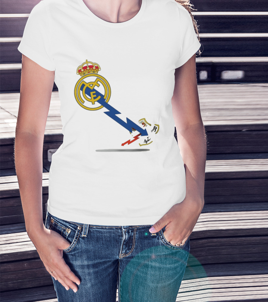 Real Madrid CF Lightning Strike Emblem MCF T-Shirt