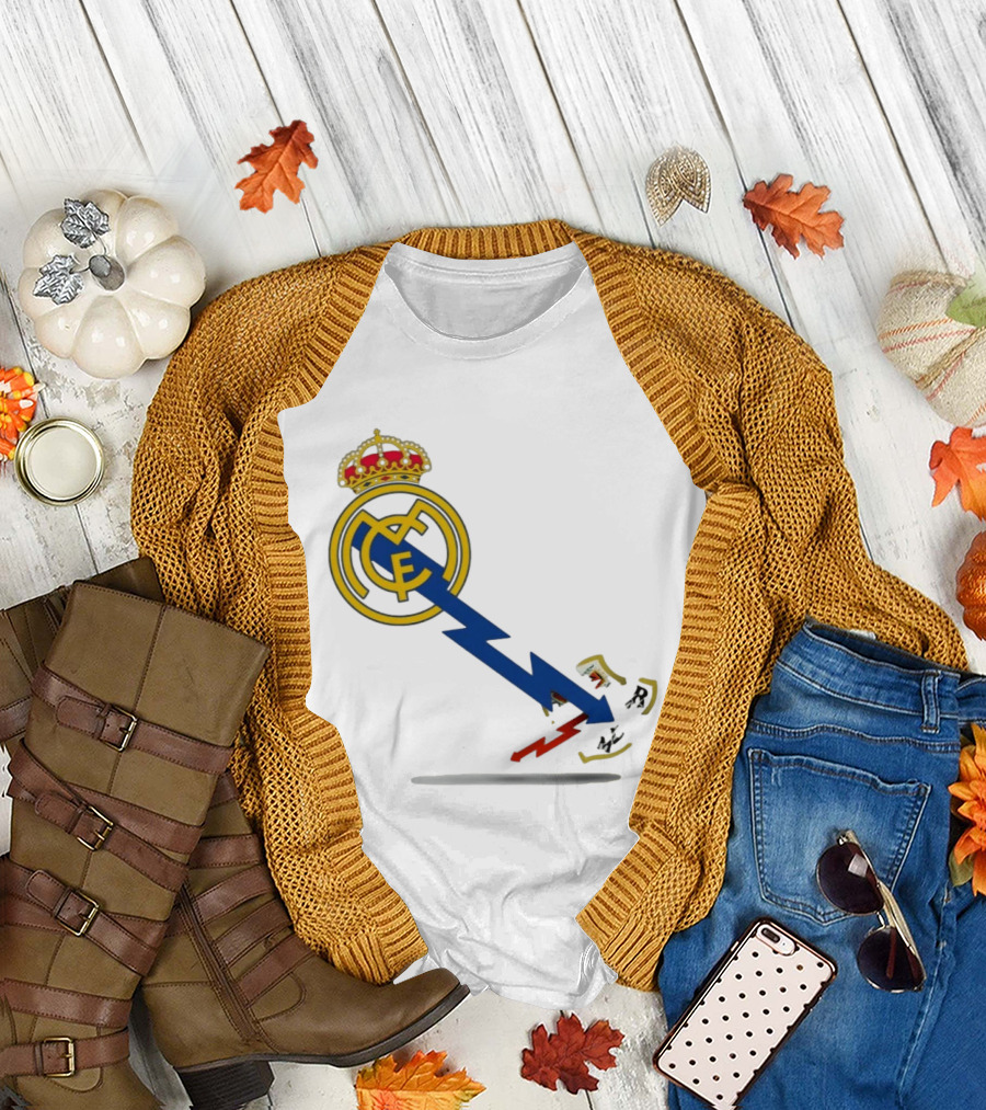 Real Madrid CF Lightning Strike Emblem MCF T-Shirt