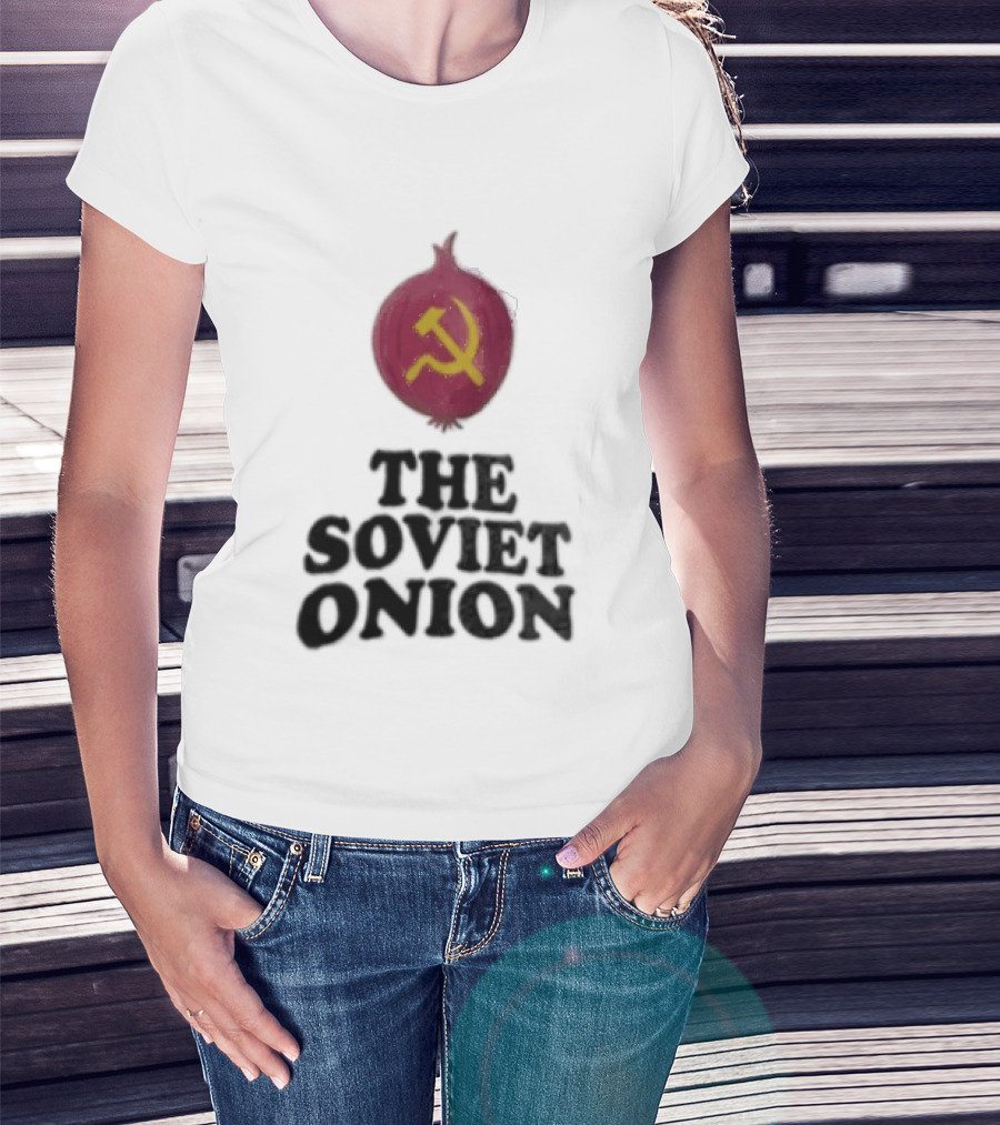 The Soviet Onion Hammer And Sickle T-Shirt
