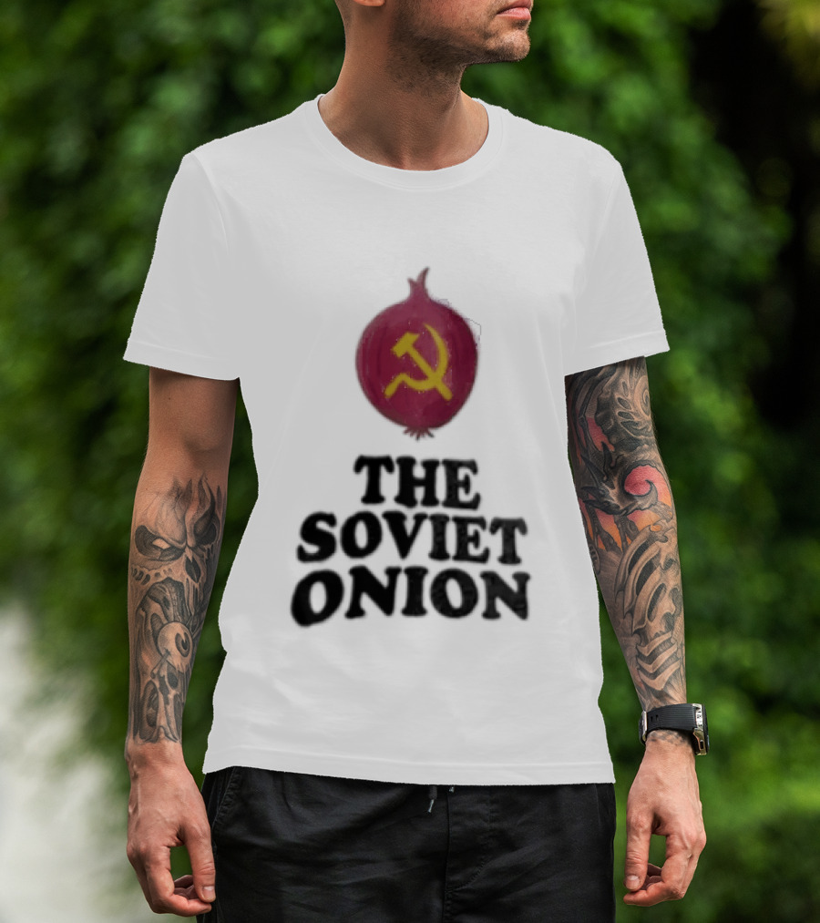 The Soviet Onion Hammer And Sickle T-Shirt