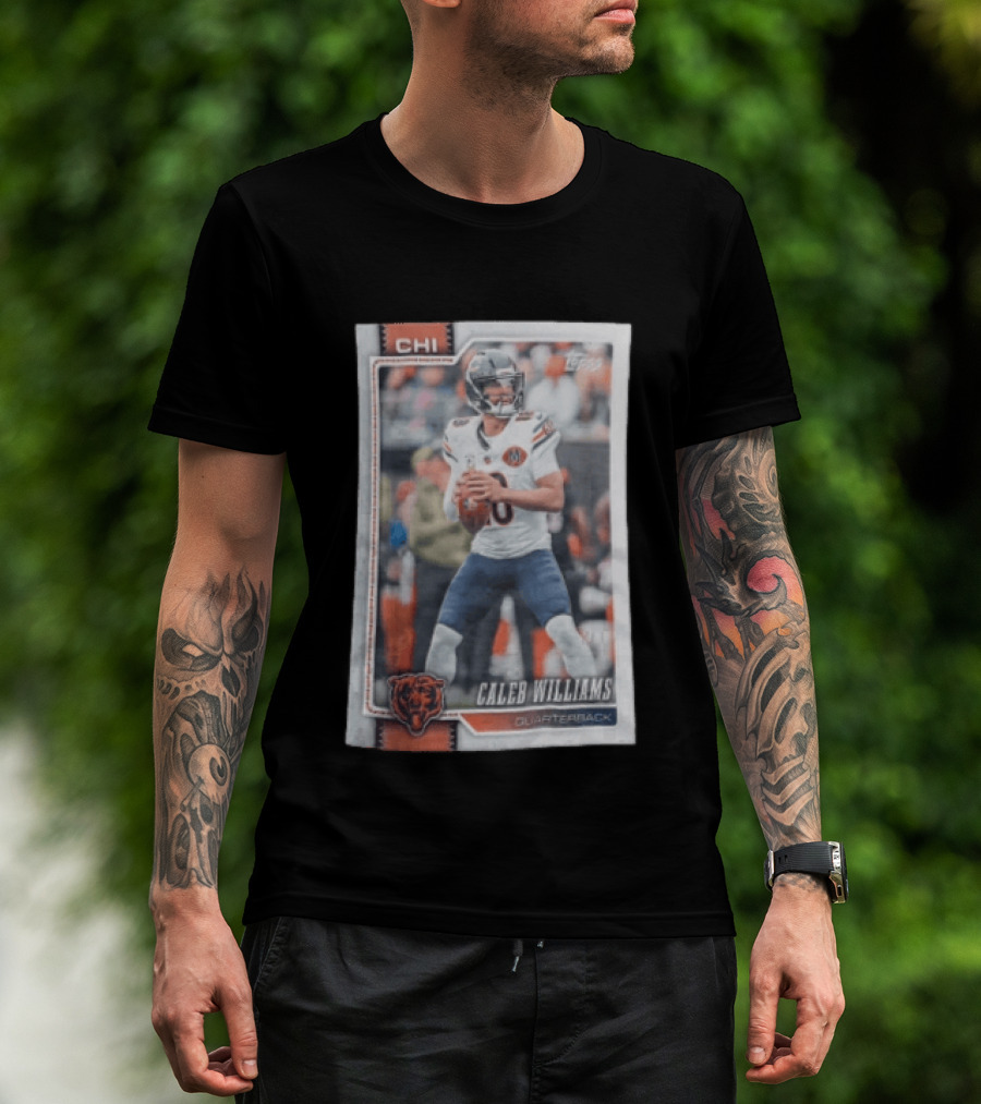 2026 Topps Caleb Williams Chicago Bears Quarterback Trading Card T-Shirt