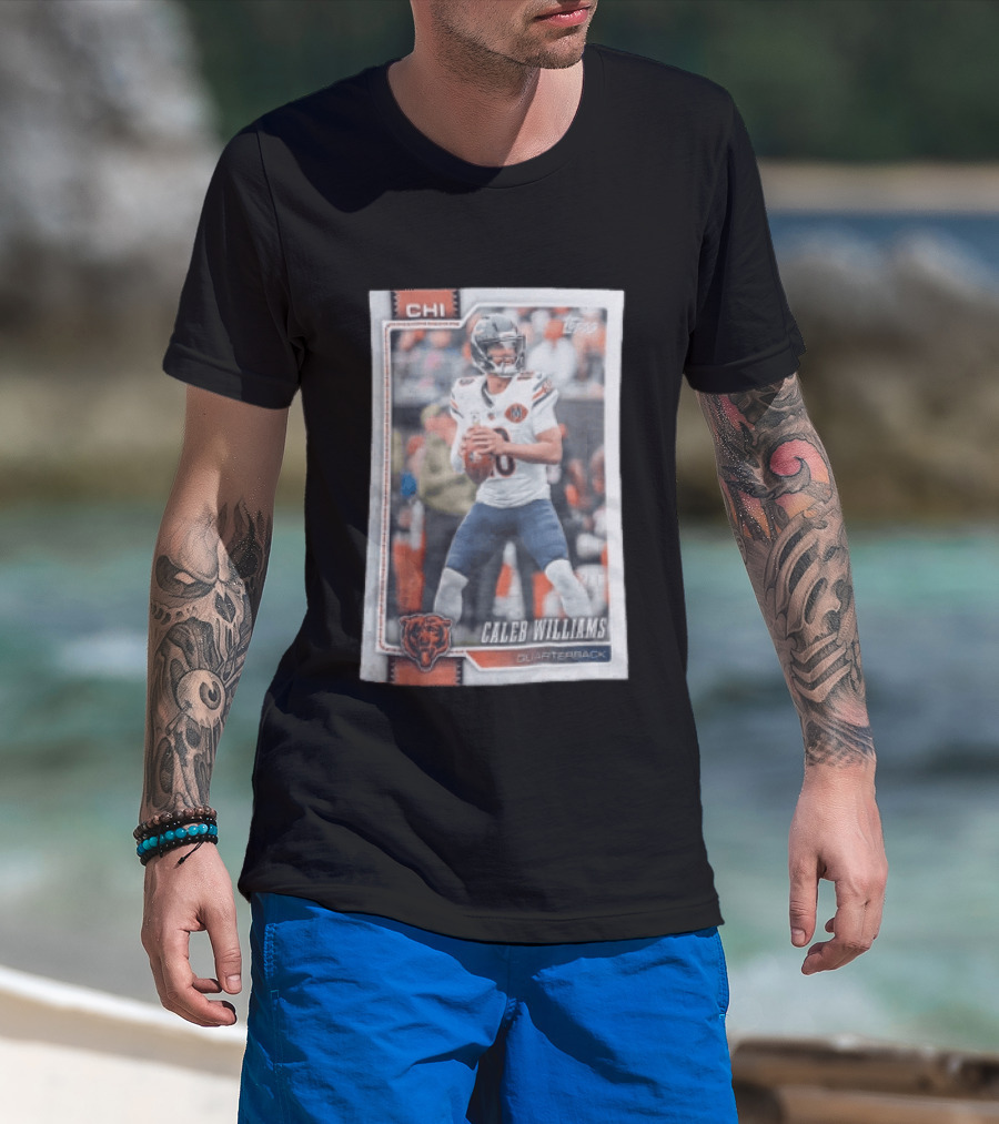 2026 Topps Caleb Williams Chicago Bears Quarterback Trading Card T-Shirt