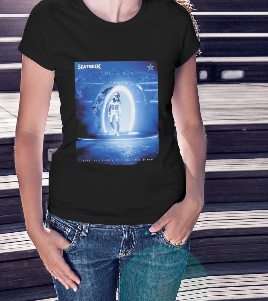 Seatgeek Dallas Vs New York Giants MetLife Stadium September 13 2026 24 Hrs Countdown T-Shirt
