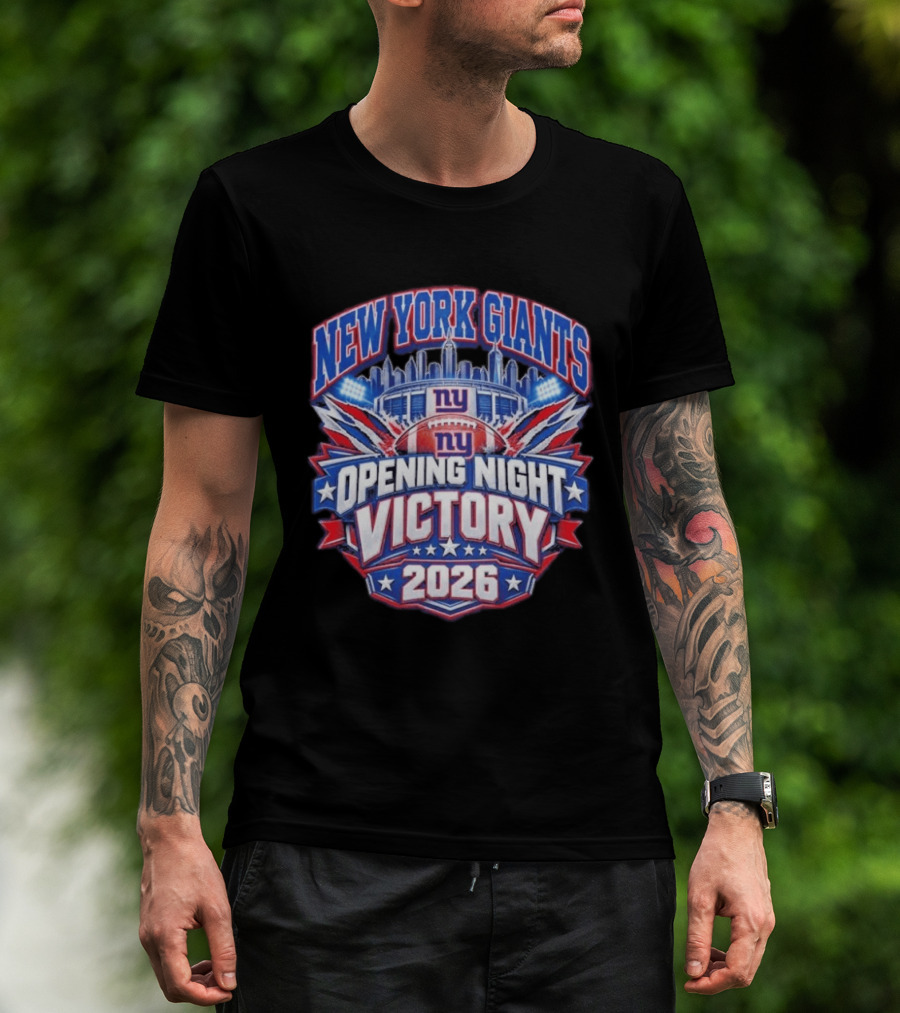 New York Giants 2026 Opening Night Victory T-Shirt