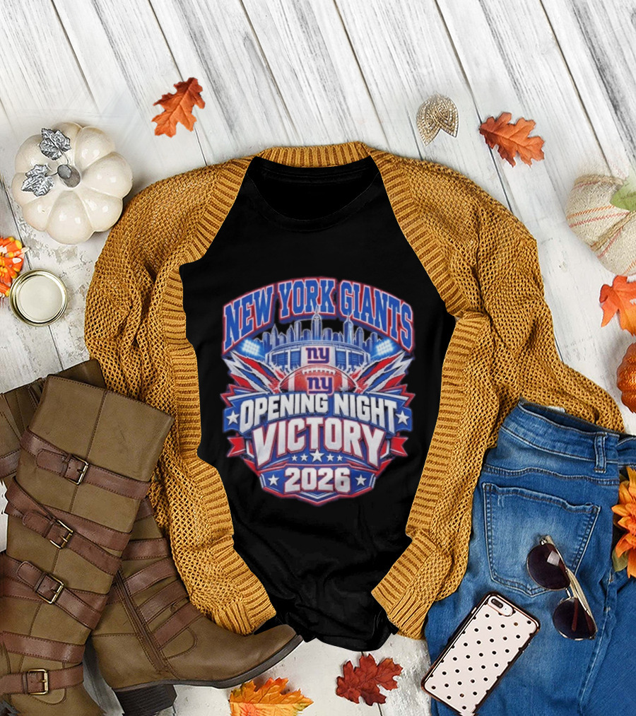 New York Giants 2026 Opening Night Victory T-Shirt