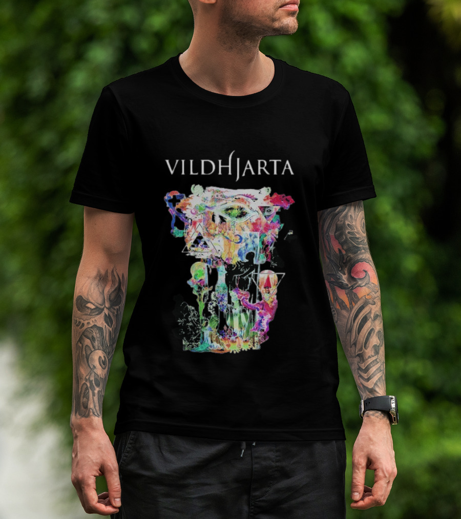 Vildhjarta Ylva Colorful Abstract T-Shirt
