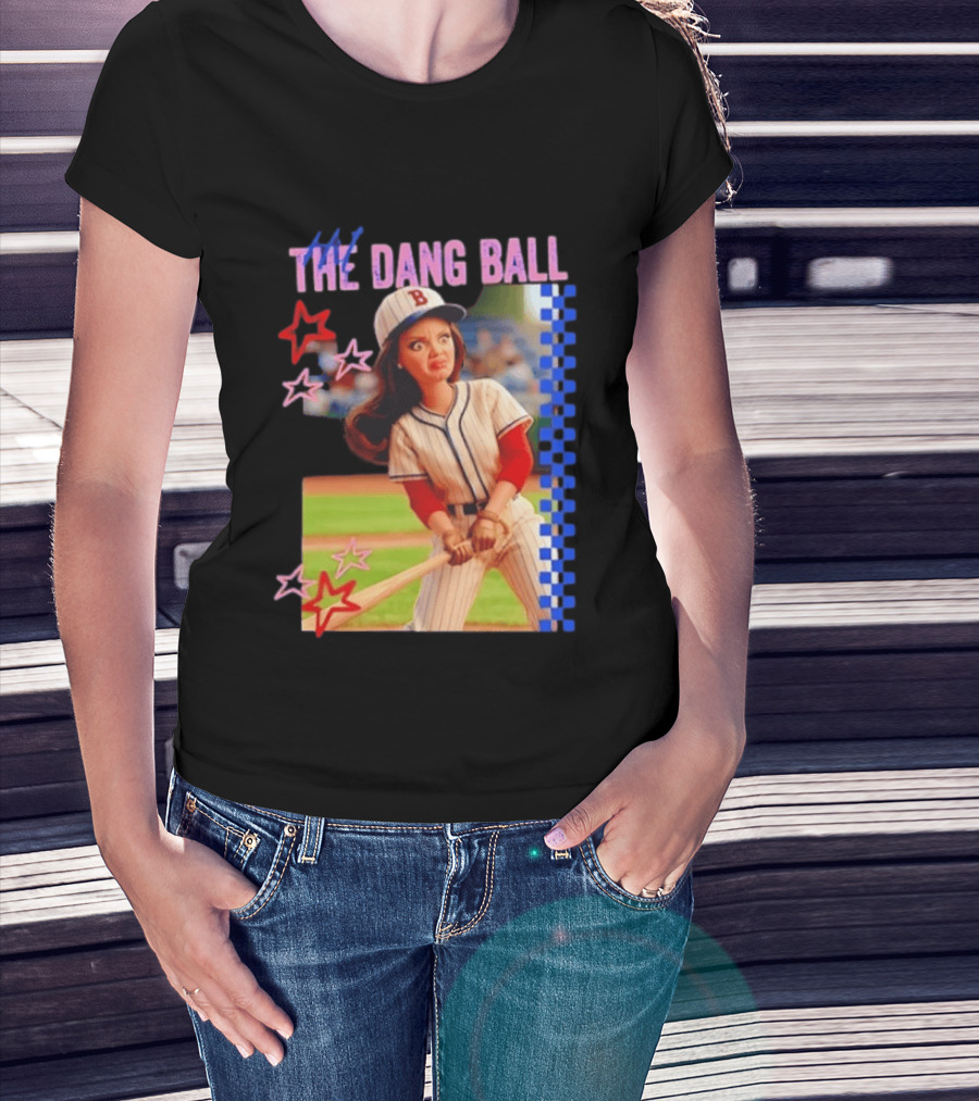 Barbie Ballfield Hit The Dang Ball Baseball Player Doll Vintage Stars T-Shirt