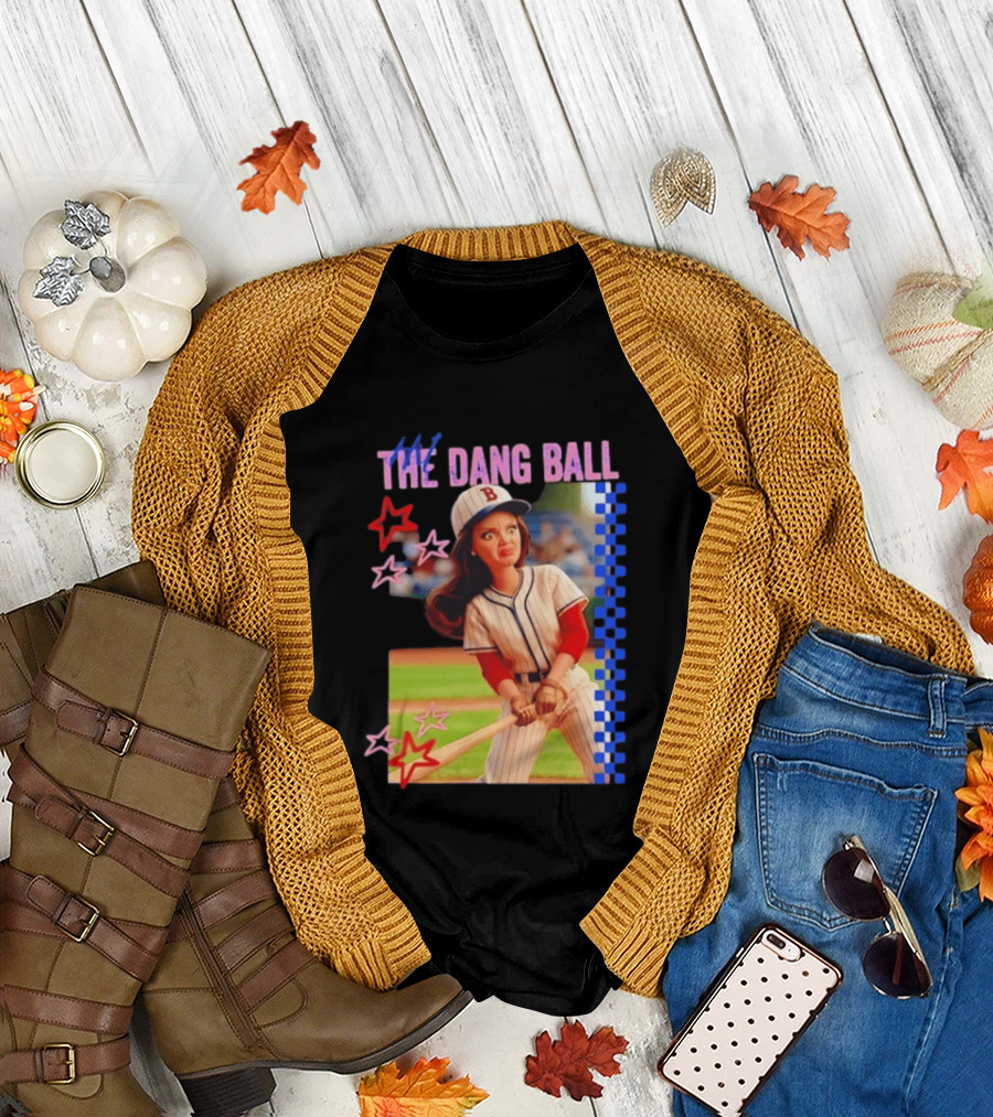 Barbie Ballfield Hit The Dang Ball Baseball Player Doll Vintage Stars T-Shirt