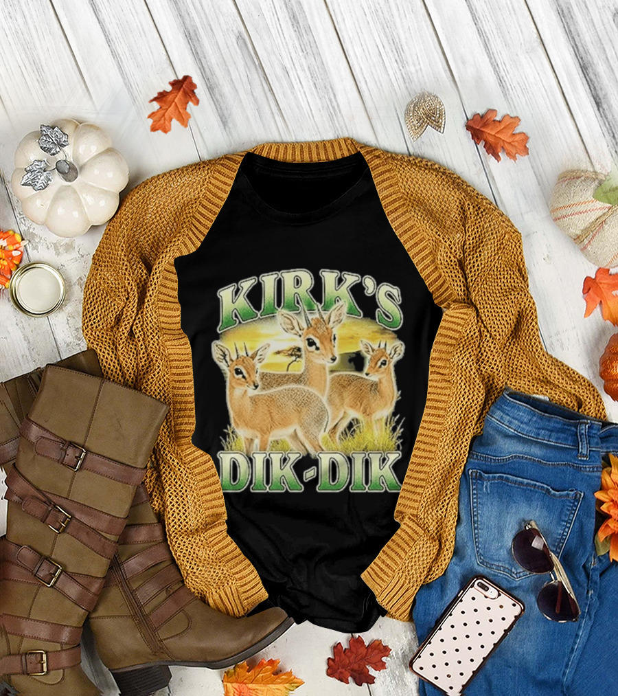 Kirk's Dik Dik Wildlife Safari Sunset Scene T-Shirt