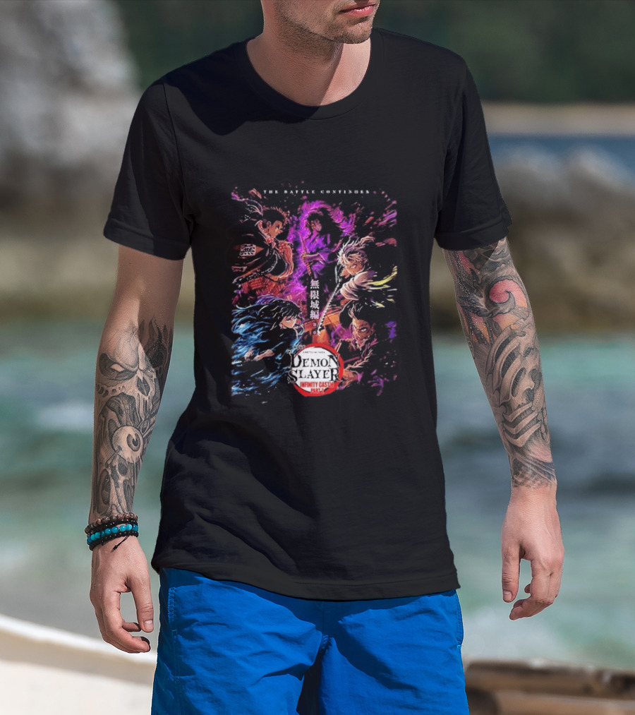 Demon Slayer Infinity Castle Part 2 The Battle Continues Coming Soon In Cinemas T-Shirt