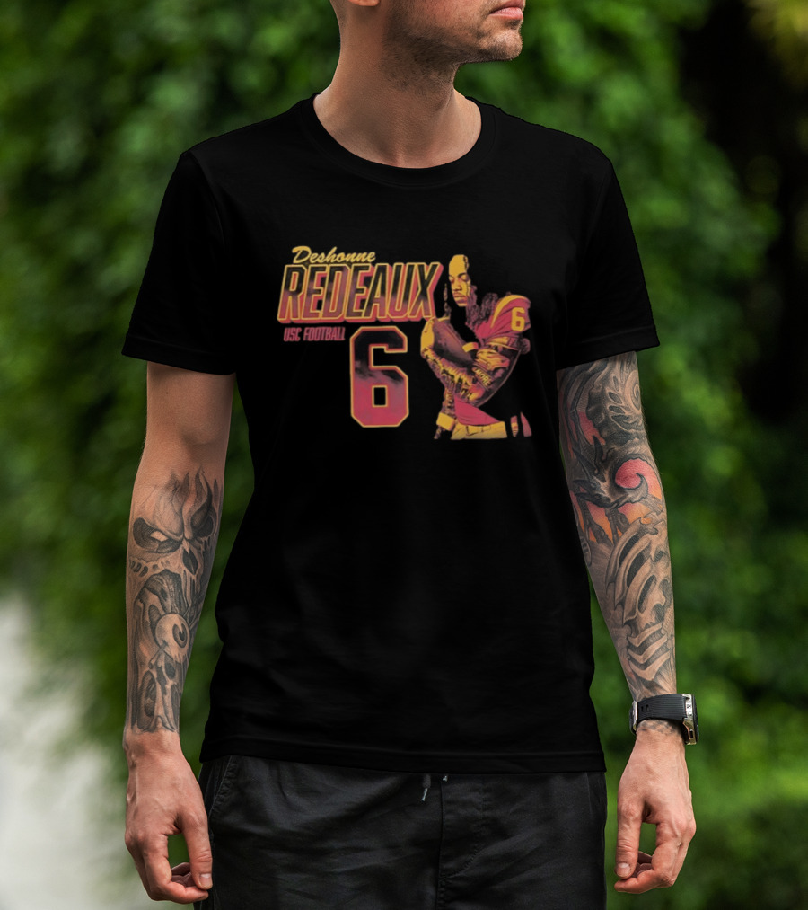 Deshonne Redeaux USC Football Number 6 T-Shirt