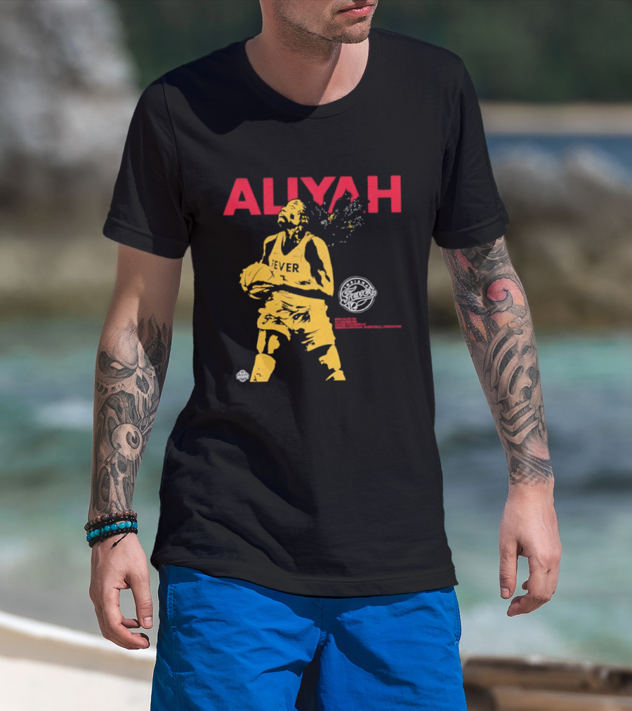 Indiana Fever Aliyah Basketball Player T-Shirt