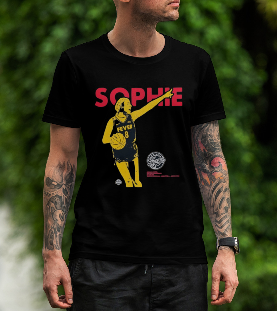 Sophie Cunningham Indiana Fever Basketball Number 8 T-Shirt