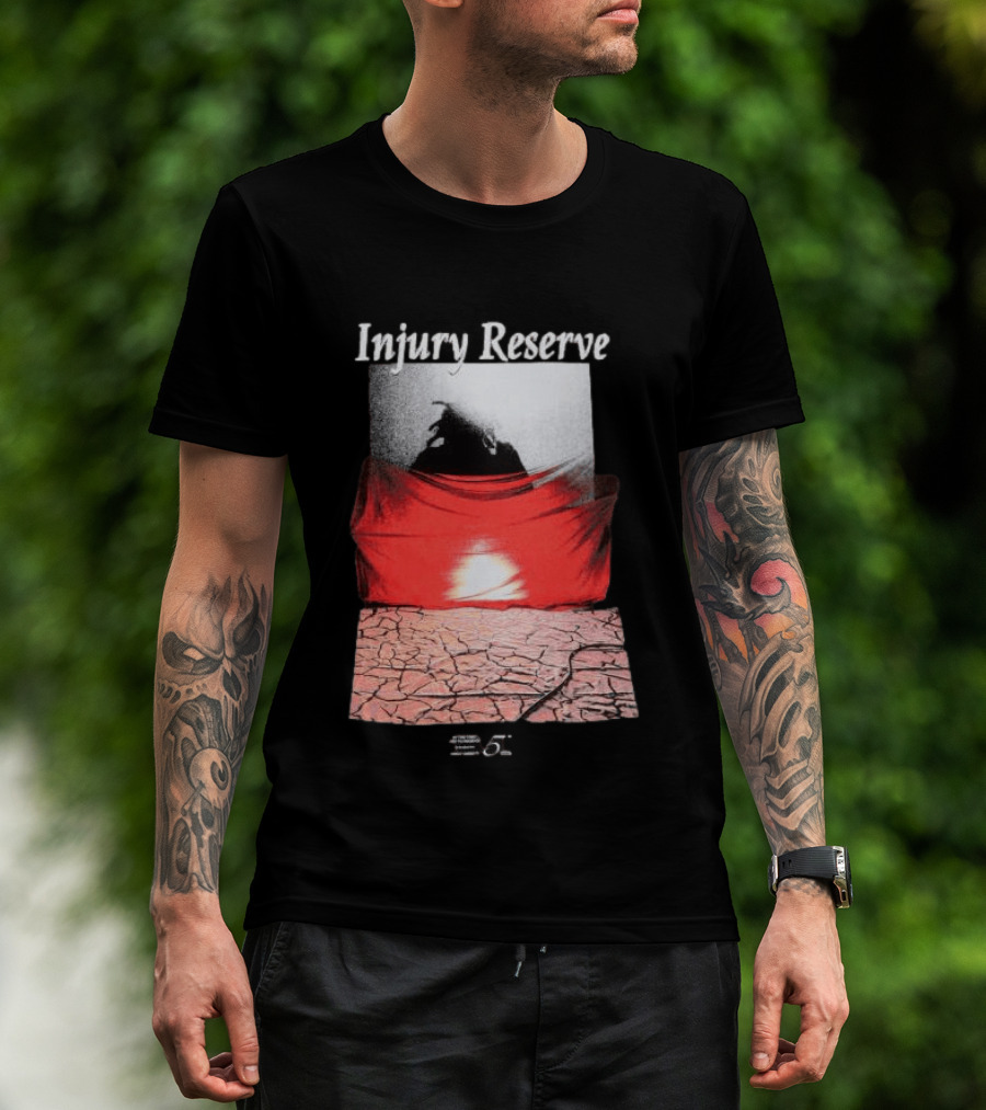 Injury Reserve Stage With Surreal Red And Black T-Shirt