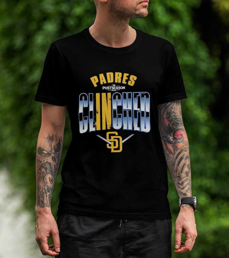 San Diego Padres 2026 MLB Postseason Clinched Padres Postseason Clinched SD T-Shirt