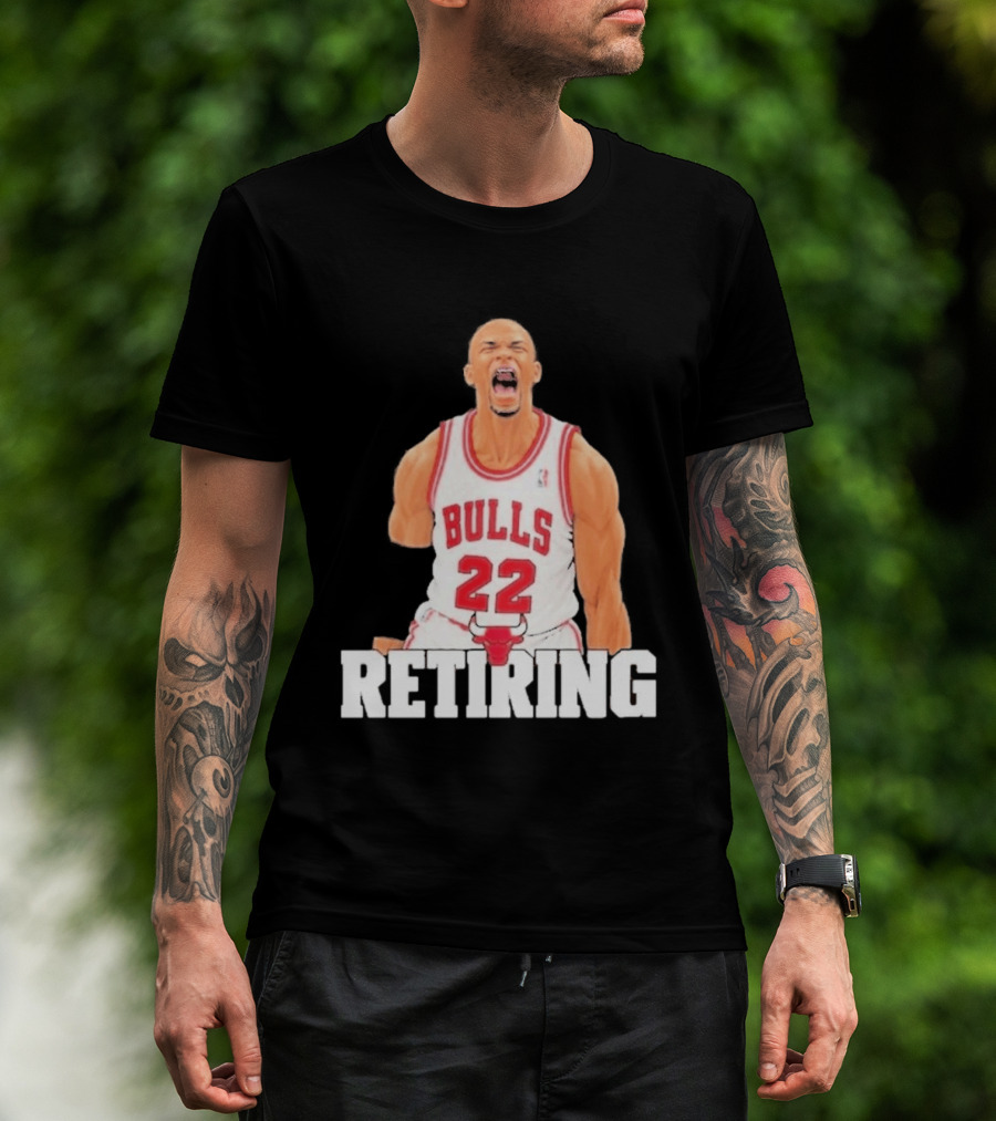 Taj Gibson 22 Bulls Retiring Iconic Moment T-Shirt
