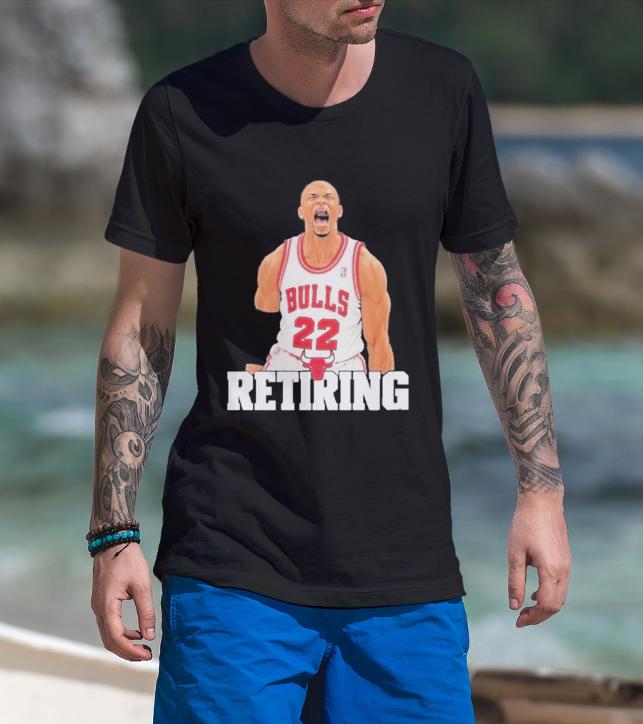 Taj Gibson 22 Bulls Retiring Iconic Moment T-Shirt