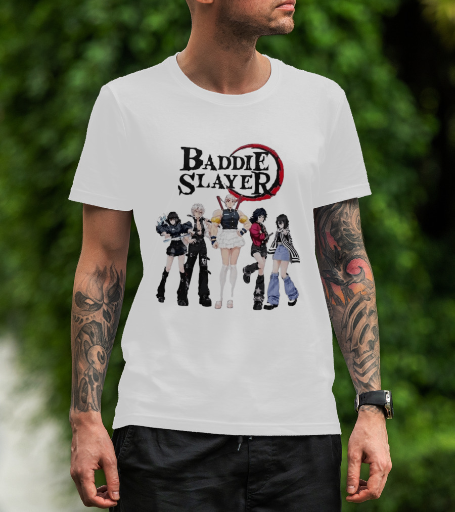 Baddie Slayer Demon Slayer Kimetsu No Yaiba Characters T-Shirt