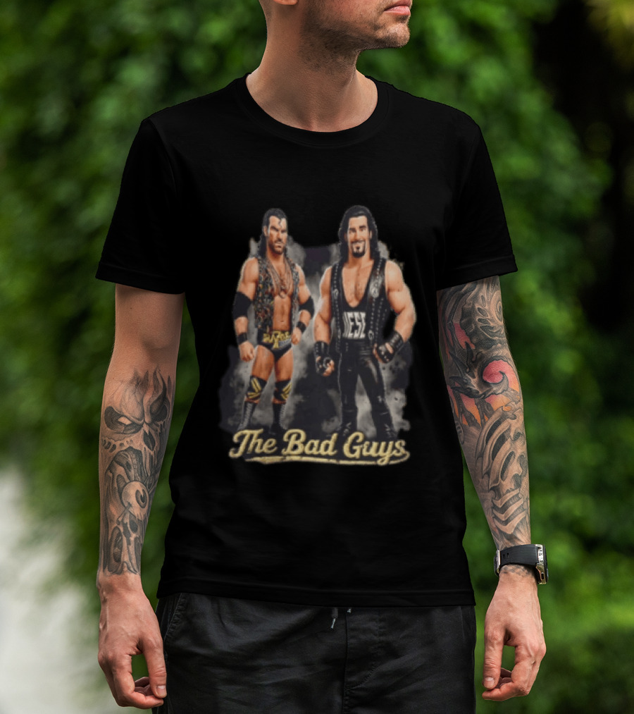 Razor Ramon Diesel The Bad Guys WWE Wrestling Legends T-Shirt