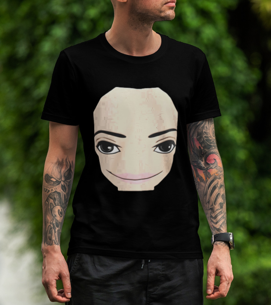 Roblox Avatar Smirking Face Female T-Shirt