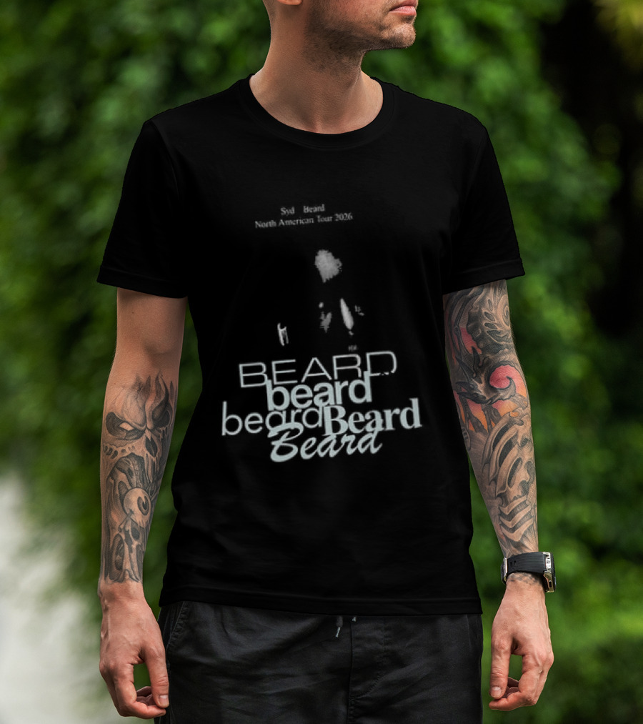 Syd Of The Internet Beard Tour 2026 North America November 7 Vancouver December 16 Los Angeles T-Shirt