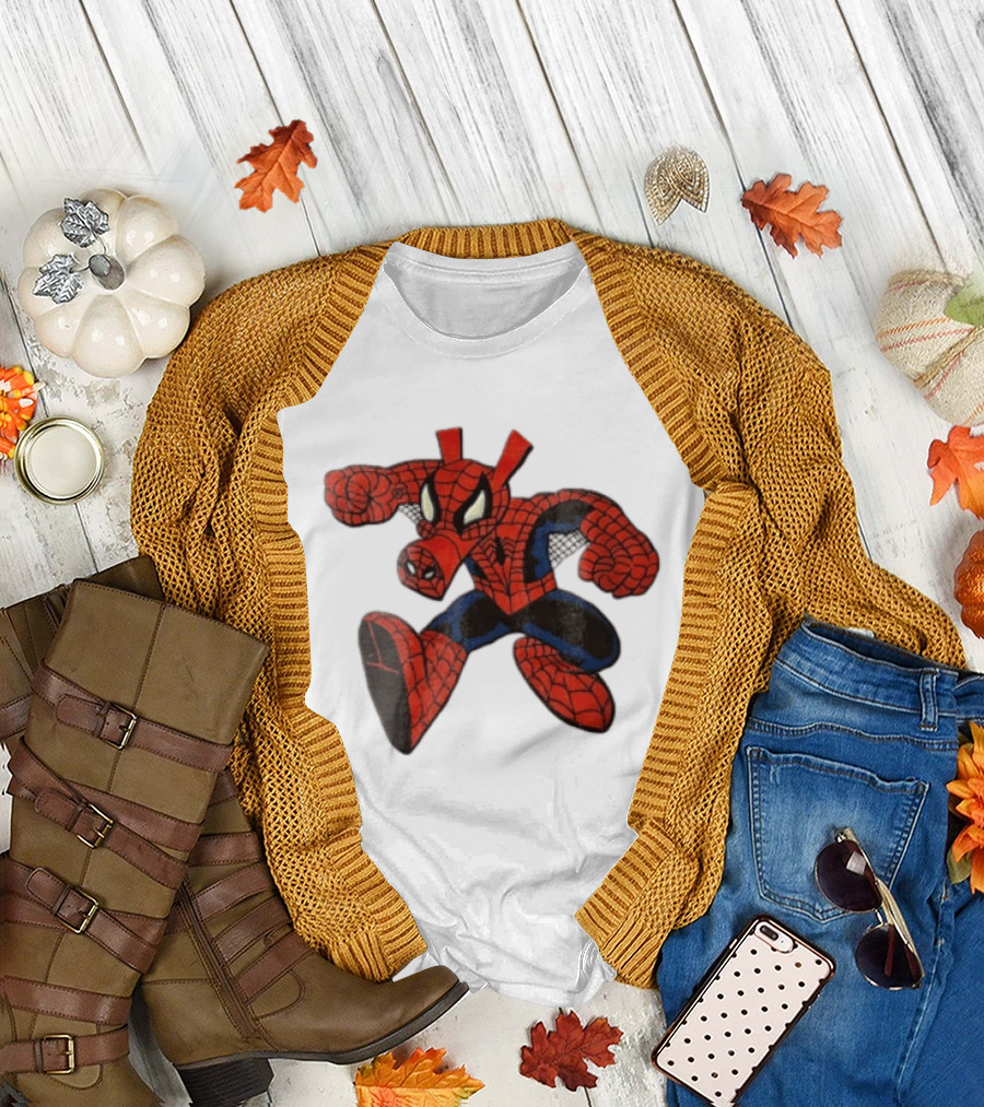 Marvel Comics Cartoon Spider Ham Peter Porker 1986 Pig Suit T-Shirt
