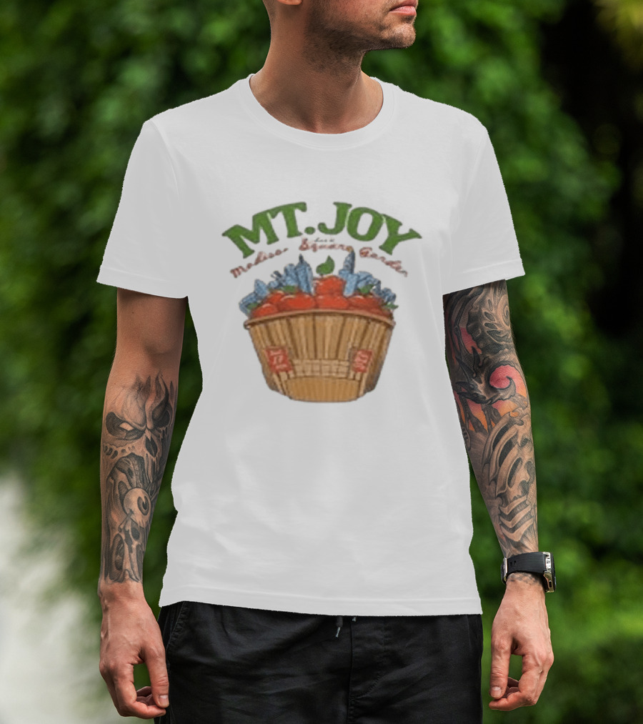 Mt Joy Farm Fresh Apples Basket Orchard T-Shirt