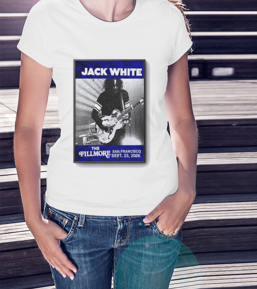 Jack White The Fillmore San Francisco September 23 2026 T-Shirt