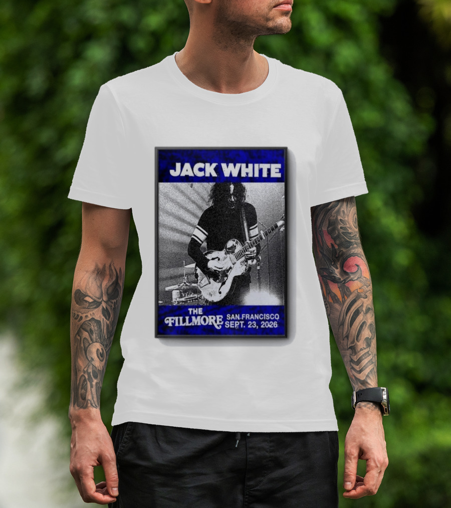 Jack White The Fillmore San Francisco September 23 2026 T-Shirt