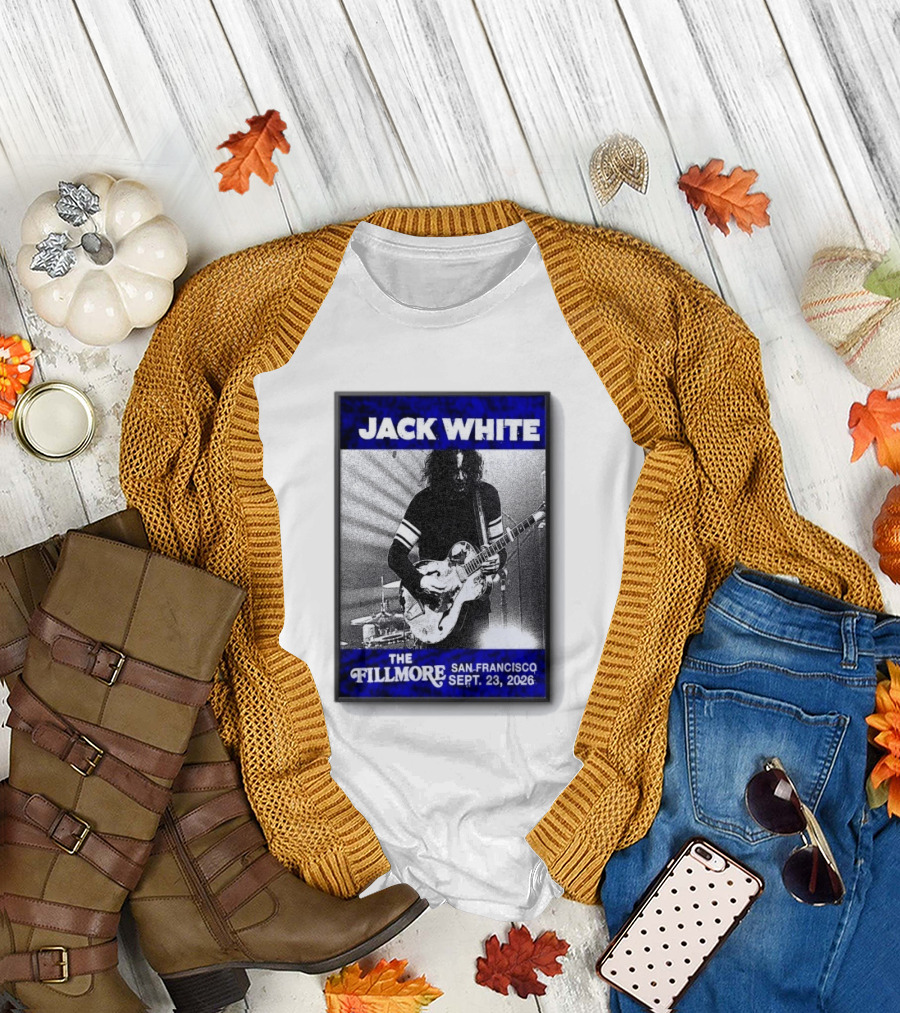 Jack White The Fillmore San Francisco September 23 2026 T-Shirt