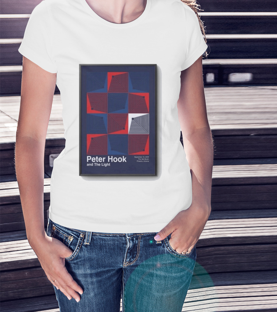 Peter Hook And The Light September 15 2026 The Van Buren Phoenix Arizona T-Shirt