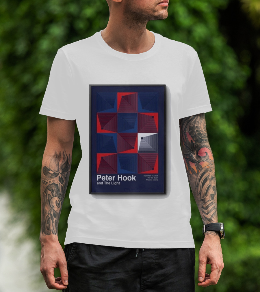 Peter Hook And The Light September 15 2026 The Van Buren Phoenix Arizona T-Shirt