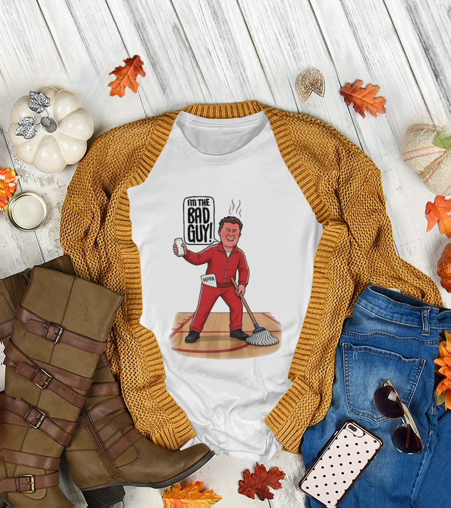 I'm The Bad Guy Rico Bosco Red Tracksuit HIPPA Janitor T-Shirt