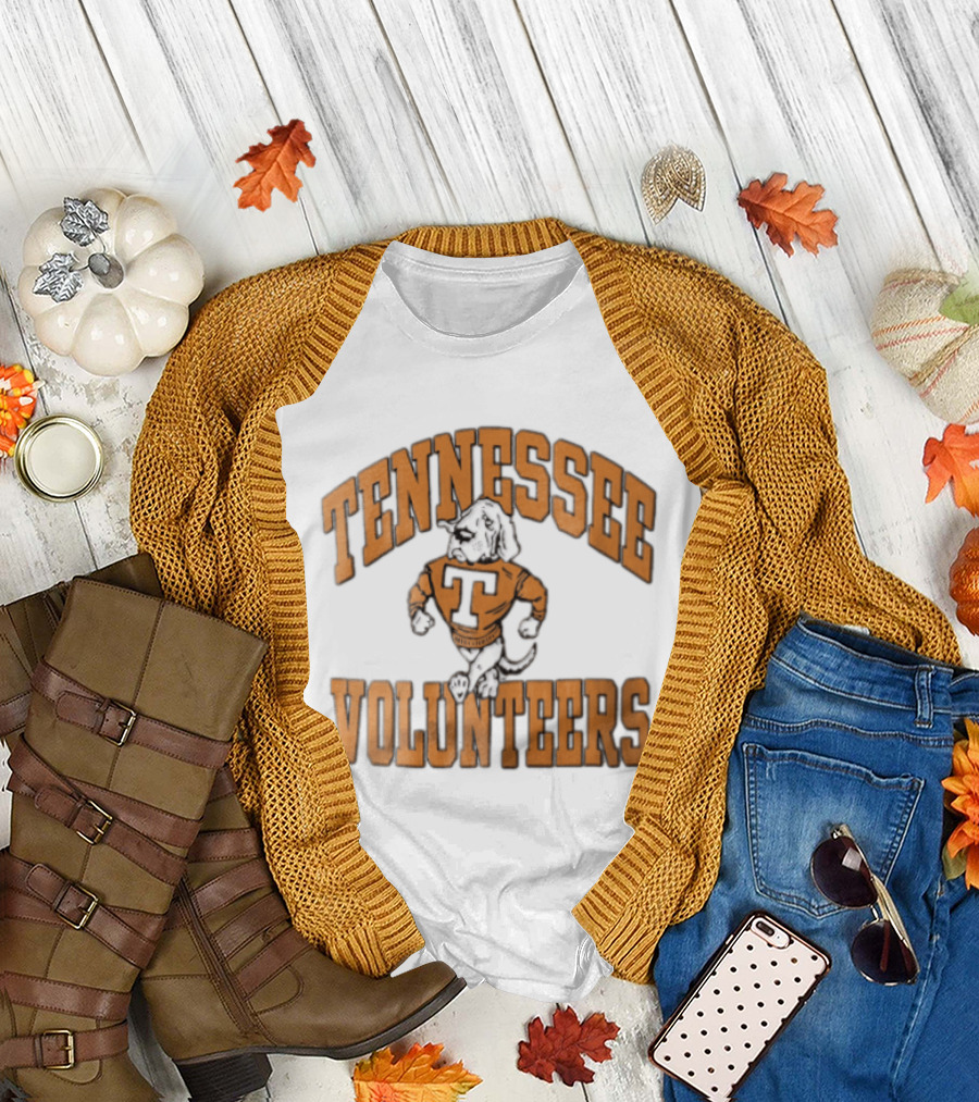 Tennessee Volunteers NCAA Cartoon Hound Dog T-Shirt