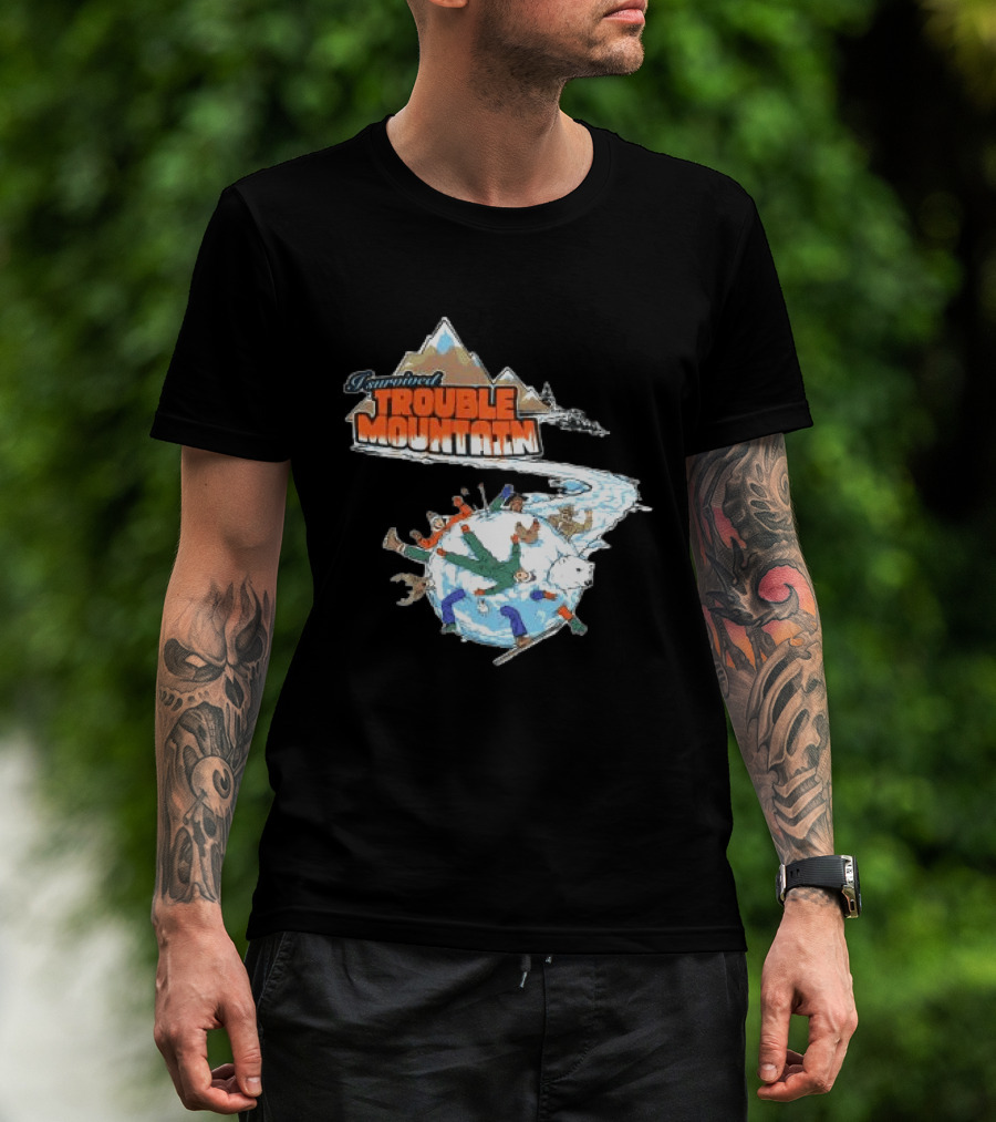 Aesop Rock X Blockhead I Survived Trouble Mountain T-Shirt