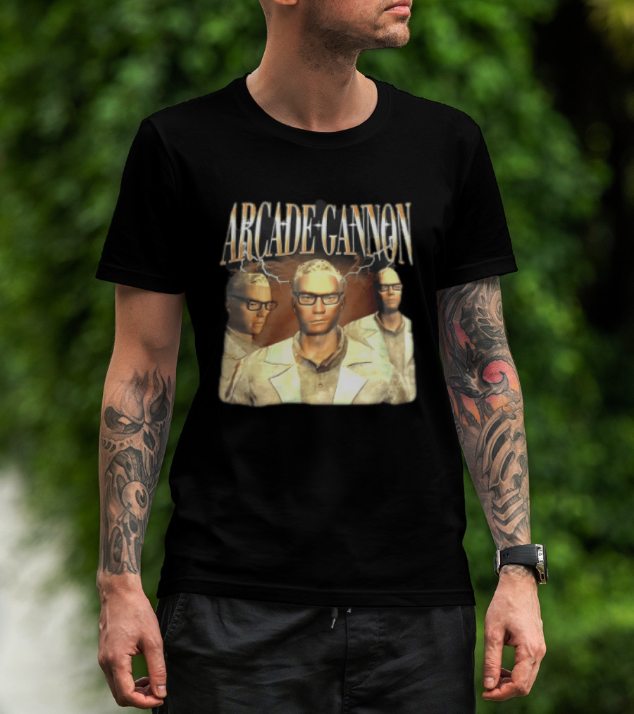 Arcade Gannon Bootleg Lightning Trio T-Shirt