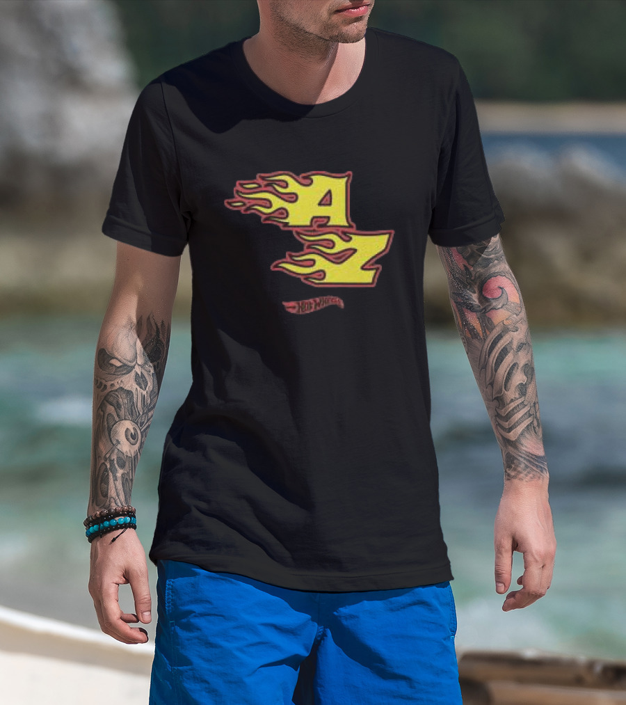 Hot Wheels AZ Flame Arizona Beverages Collaboration T-Shirt