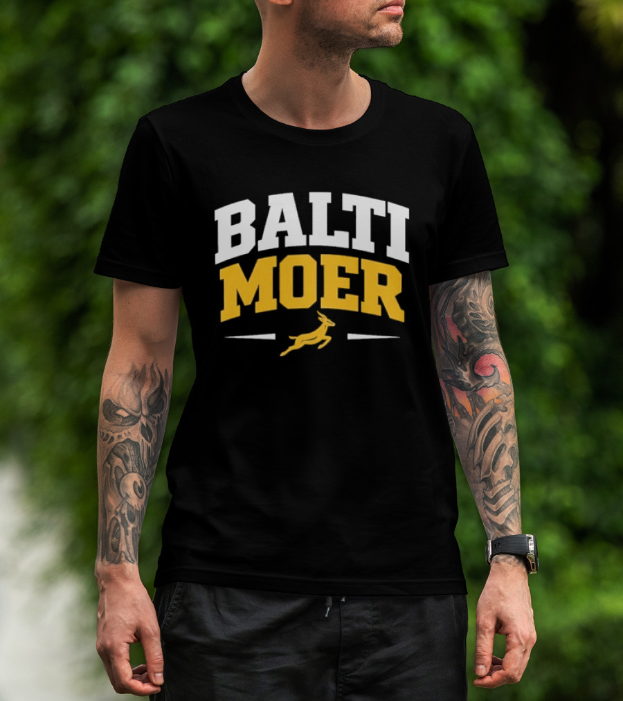 Balti Moer Springboks Rugby Team Fan T-Shirt