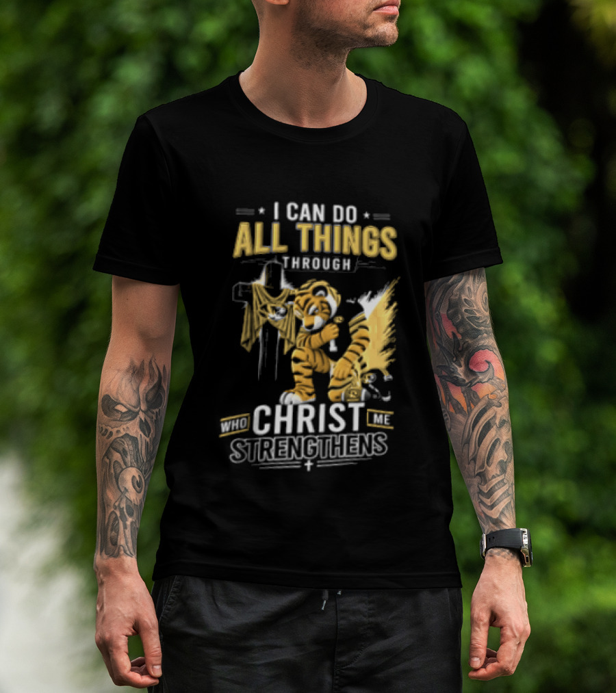 I Can Do All Things Through Christ Who Strengthens Me Mizzou Tiger T-Shirt