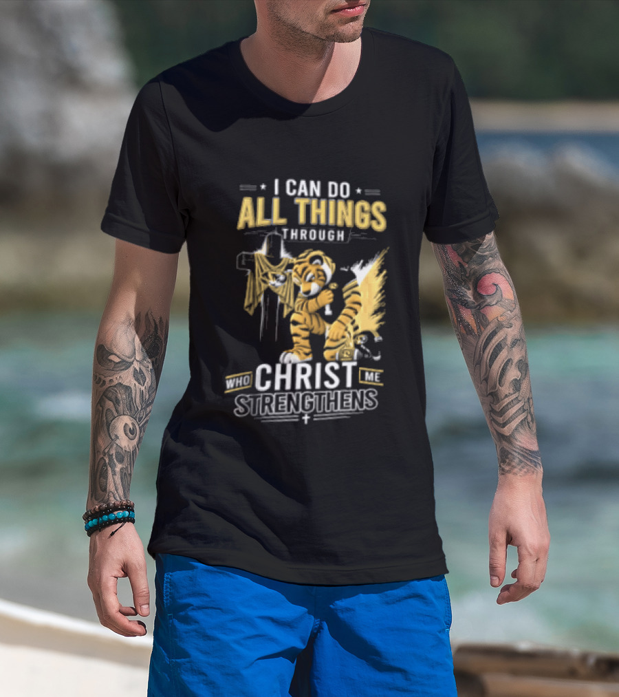 I Can Do All Things Through Christ Who Strengthens Me Mizzou Tiger T-Shirt