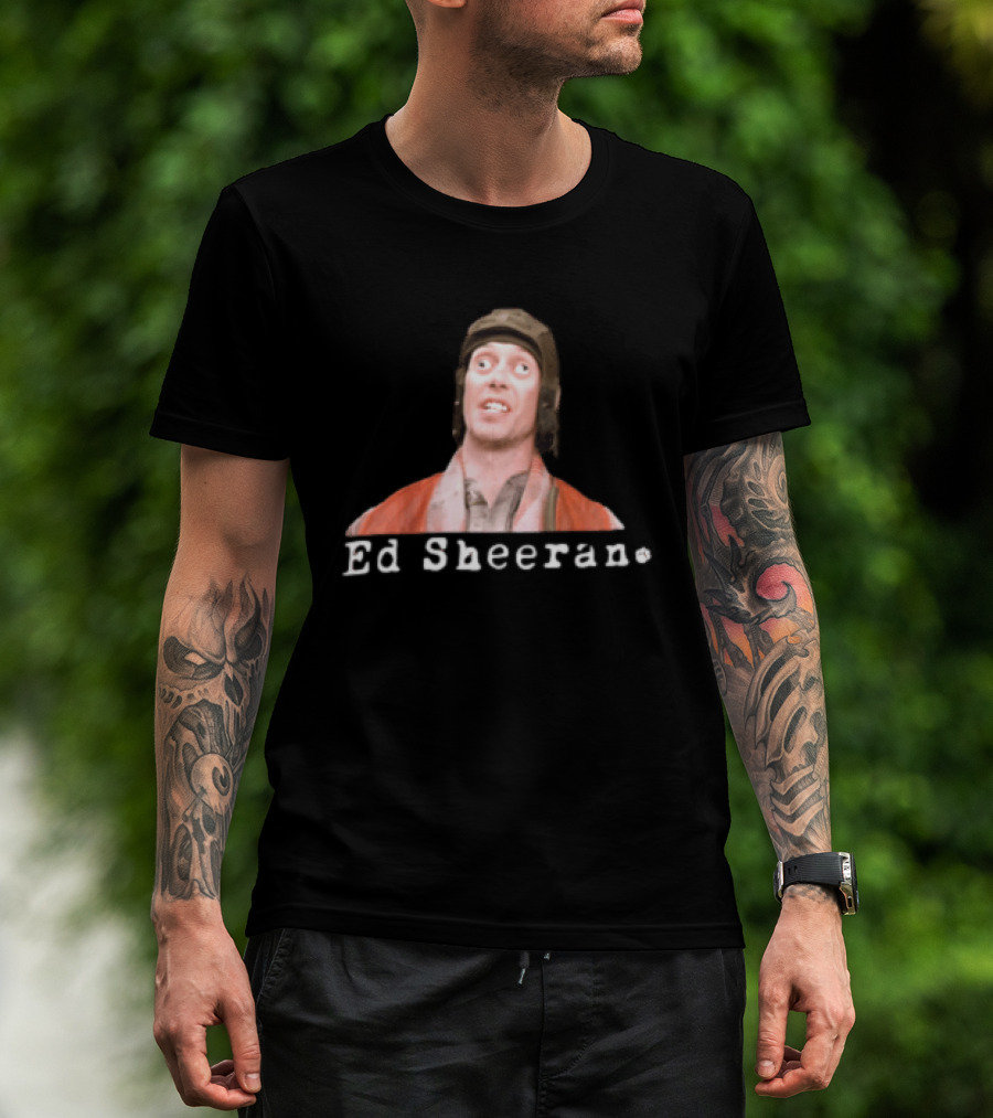 Ed Sheeran Steve Buscemi Meme Face Mashup T-Shirt