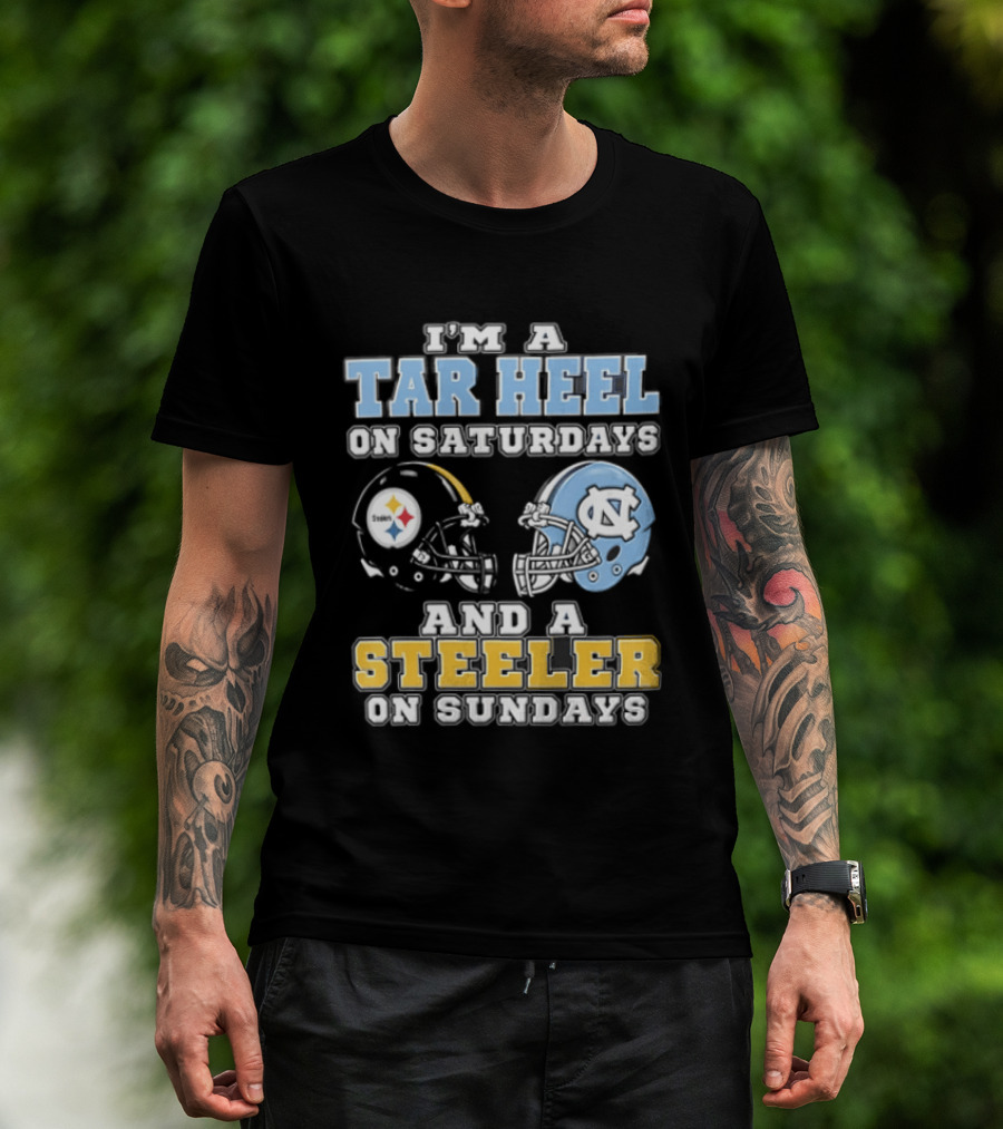 Pitt Panther On Saturdays And Steeler On Sundays Football Team Spirit T-Shirt