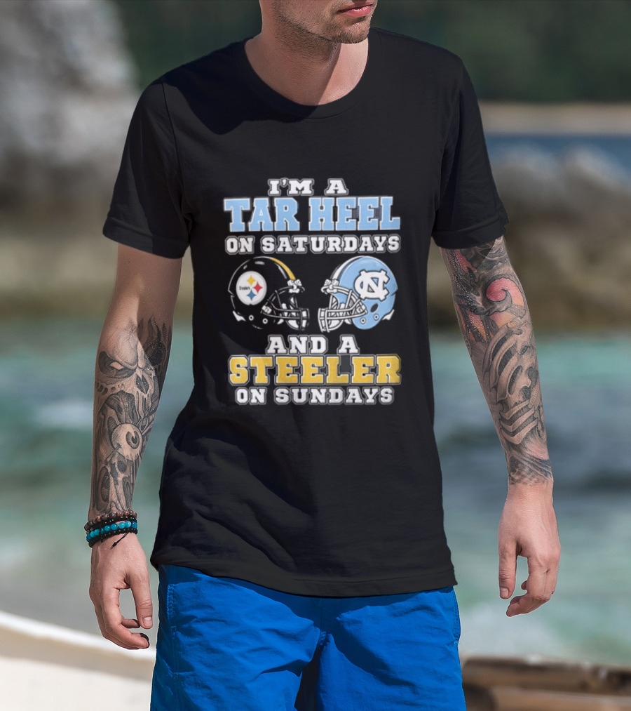 Pitt Panther On Saturdays And Steeler On Sundays Football Team Spirit T-Shirt