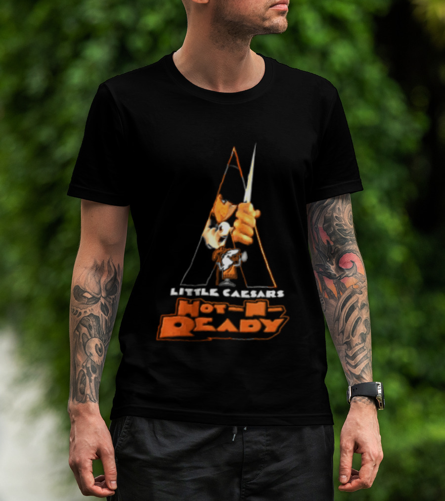 Little Caesars Hot N Ready A Work Orange Pizza Fusion T-Shirt